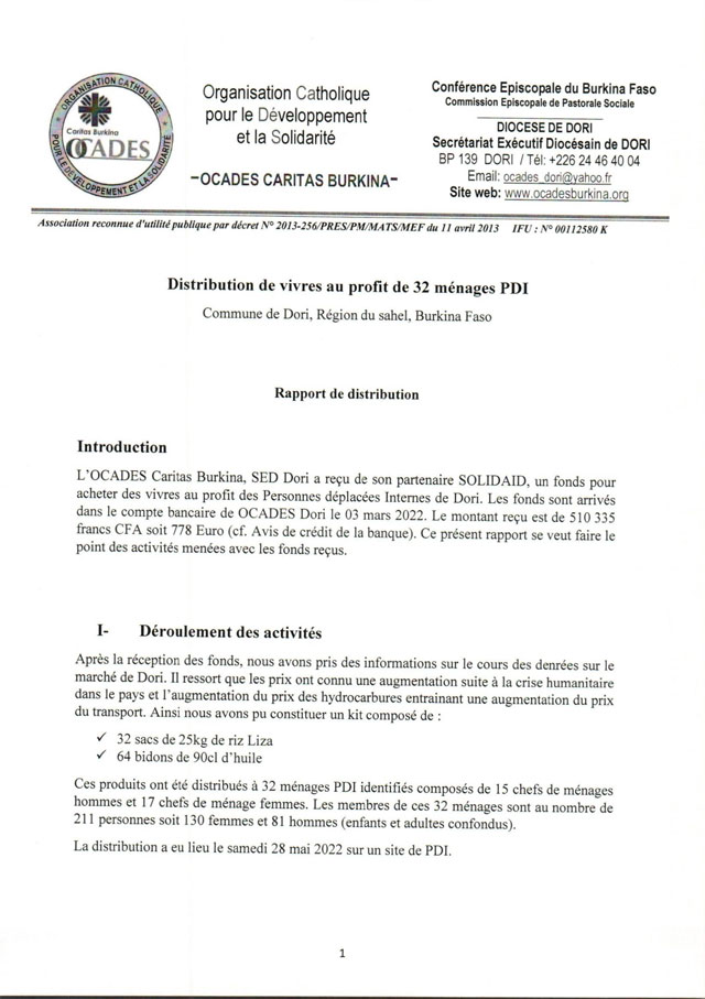 Rapport Narratif et financier 01